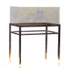 Brass Stand for luxury Leather Boxes (L-11 series) | Side Table in Tables by Lawrence & Scott. Item made of wood with leather