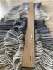 Maree Long Gray II Macrame Wall Art | Macrame Wall Hanging in Wall Hangings by Olivia Fiber Art. Item composed of bamboo and cotton in boho or minimalism style