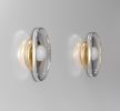 Pebble Sconce by Gaea Craft | Sconces by Gaea Craft. Item made of bronze & glass compatible with modern style
