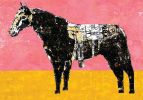 Pink and Gold Horse | Digital Art in Art & Wall Decor by Daryl Thetford. Item composed of aluminum