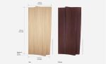 HAZA - Acoustic Wall Panel | Paneling in Wall Treatments by Mikodam Design. Item composed of oak wood