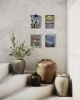 Harmony v Cacophony - Winter Series No. 6 | Wall Sculpture in Wall Hangings by Gila Mosaics Studio. Item composed of birch wood & ceramic compatible with contemporary style
