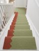 Handwoven Woolen Runner Rug | Rugs by Evergreen Carpets. Item made of wool compatible with boho and minimalism style
