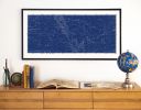 Constellation Star Map Framed Canvas | Prints by Capricorn Press. Item made of canvas works with boho & contemporary style