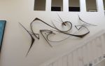 Wall Sculptures | Wall Hangings by Marko Kratohvil. Item made of steel