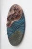 River Through The Highlands: 32" Diameter | Wall Sculpture in Wall Hangings by Craig Forget. Item composed of walnut in boho or mid century modern style