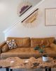 Abstract Sun Macramé Wall Art | Macrame Wall Hanging in Wall Hangings by Calla Michaelides Lokku. Item composed of cotton