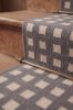 Handwoven Woolen Gray & White Runner Rug | Rugs by Evergreen Carpets. Item composed of wool compatible with boho and minimalism style