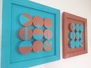 Geometric wooden wall art.3d wall art, Wooden apartments, | Sculptures by Sarmal Design. Item made of wood works with boho & minimalism style