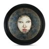 'Hypnosis' Glowing Mirror | Decorative Objects by Egle Mieliauskiene. Item composed of glass & synthetic