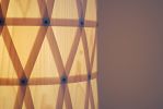 Wood Veneer Light Cylinder 33 | Pendants by ADAMLAMP. Item made of maple wood works with minimalism & japandi style