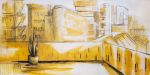 The Golden City Has No Name Collection | Oil And Acrylic Painting in Paintings by J. Charboneau. Item made of canvas works with contemporary & modern style