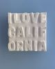 I Love California | Ornament in Decorative Objects by Emeline Tate. Item made of wood with canvas