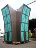 Custom Outdoor Lighting | Sconces by ILEX Architectural Lighting | Festival Buffet – Foxwoods Resort Casino in Mashantucket. Item made of metal & glass
