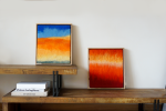 Felted Sunset | Art & Wall Decor by WOOL + ROPE. Item compatible with contemporary and eclectic & maximalism style