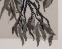 Study 1 for Eucalyptus, Presidio | Mixed Media by Kindred Matter. Item made of linen & fiber compatible with minimalism and contemporary style