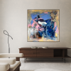 Gentle Mood | Oil And Acrylic Painting in Paintings by Anastasiia Krykun. Item composed of canvas compatible with contemporary style