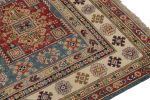 Rug & Kilim’s Kazak style rug in Red, Blue and Beige-Brown | Area Rug in Rugs by Rug and Kilim
