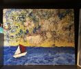 On a Boat | Oil And Acrylic Painting in Paintings by George Ayres