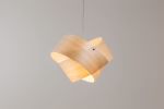 Blume Klein-Wood Veneer Lamp Manually Crafted Designer Art | Pendants by Traum - Wood Lighting. Item made of wood