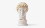 Hermes Bust Statue Compressed Marble Powder Medium | Sculptures by LAGU. Item composed of marble