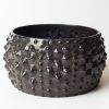 Dot glass textured, decorative vase / S-0001 | Decorative Bowl in Decorative Objects by BinaryCeramics. Item composed of ceramic in art deco style