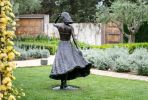 Girl with Flowing Dress | Public Sculptures by Anthony Smith Sculpture | Private Residence - Barcelona in Barcelona. Item made of bronze
