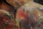 Pomegranates (Granadas) | Oil And Acrylic Painting in Paintings by Jesnagar. Item made of wood works with country & farmhouse & industrial style