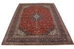 Vintage Red Traditional 10X13 Kashan Persian Rug | Area Rug in Rugs by Magic Rugs. Item made of wool works with traditional style