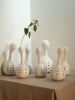 'Forget Me Not' Lamp | Pendants by AKETEKETE. Item composed of wood in boho or country & farmhouse style