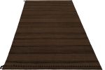 Vintage Afghani tribal Kilim Rug, with Brown and Black | Area Rug in Rugs by Rug and Kilim