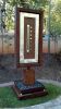 "Amity" | Sculptures by Brian Schader | K Newby Gallery & Sculpture Garden in Tubac. Item made of steel with stone
