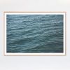 "Deep," Ocean photograph in cool blue tones | Photography by Daylight Dreams Editions. Item composed of cotton & paper compatible with minimalism and contemporary style