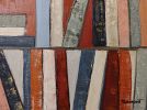 Cadence des livres | Oil And Acrylic Painting in Paintings by Sophie DUMONT.. Item composed of canvas in minimalism or contemporary style