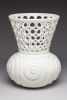 Carved and Pierced Spiral Vase | Vases & Vessels by Lynne Meade. Item made of ceramic