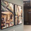 Pop Cities | Oil And Acrylic Painting in Paintings by Golie Art | Woodsboro Bank in Woodsboro. Item composed of canvas