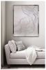 Silver flow | Mixed Media by Julia Gorbunova. Item composed of glass compatible with minimalism and contemporary style