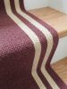 Handwoven Woolen Runner Rug | Rugs by Evergreen Carpets. Item made of wool works with boho & minimalism style