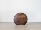 Kva Modern Wooden Vase Mini - Koyu Kestane | Vases & Vessels by Foia. Item made of wood works with boho & contemporary style