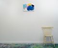 Exploring Familiar Spaces | Oil And Acrylic Painting in Paintings by Claire Desjardins. Item composed of wood & synthetic