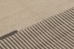 Rug & Kilim's Accent Kilim, Beige and Gray Textural Stripes | Area Rug in Rugs by Rug and Kilim