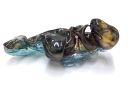 Feather, Bone | Sculptures by Donny Nie. Item composed of glass