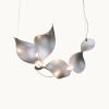 Dune 4 Curve Pendant Light | Chandeliers by MOSS Objects. Item composed of metal in contemporary or japandi style