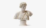 Artemis Bust Made with Compressed Marble Powder | Sculptures by LAGU. Item made of marble