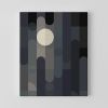 Lunar Elements Canvas Print | Prints by Michael Grace & Co.. Item made of canvas