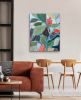 Fragments d'automne florifère | Mixed Media in Paintings by Marielle Robichaud. Item works with minimalism & mid century modern style
