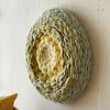 Brief Moment Round Woven Painting | Tapestry in Wall Hangings by Emily Nicolaides. Item composed of fiber compatible with contemporary style