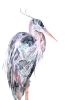 Heron No. 25 : Original Watercolor Painting | Paintings by Elizabeth Becker. Item made of paper compatible with boho and minimalism style