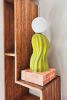 Cool Cat | Table Lamp in Lamps by Syds Fab Shop. Item made of ceramic & paper compatible with mid century modern and modern style