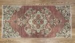 Hand-woven Turkish Rug Doormat| 1.5 x 2.11 | Small Rug in Rugs by Wool and Rug. Item made of wool works with boho & contemporary style